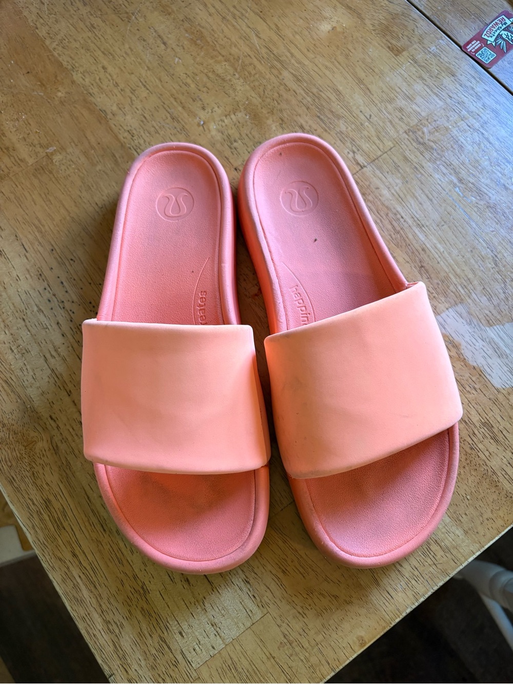 Lululemon Coral Slide Sandals with Wide Strap